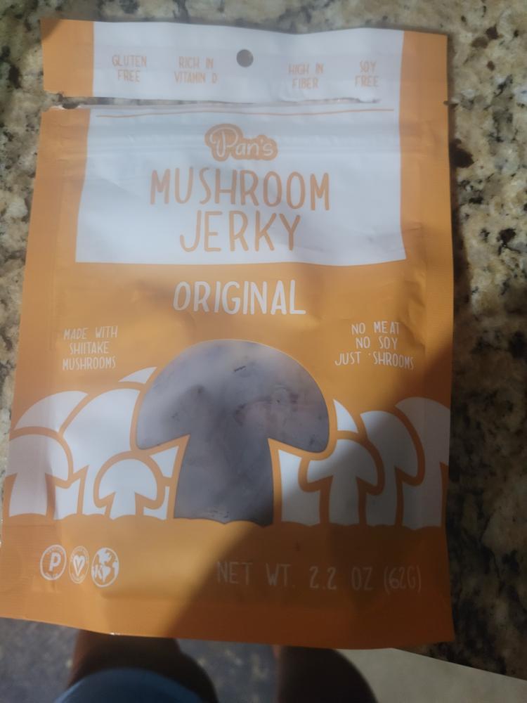 Original Mushroom Jerky - Customer Photo From Jackie White