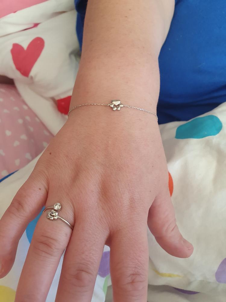 Teeny Tiny Paw Bracelet