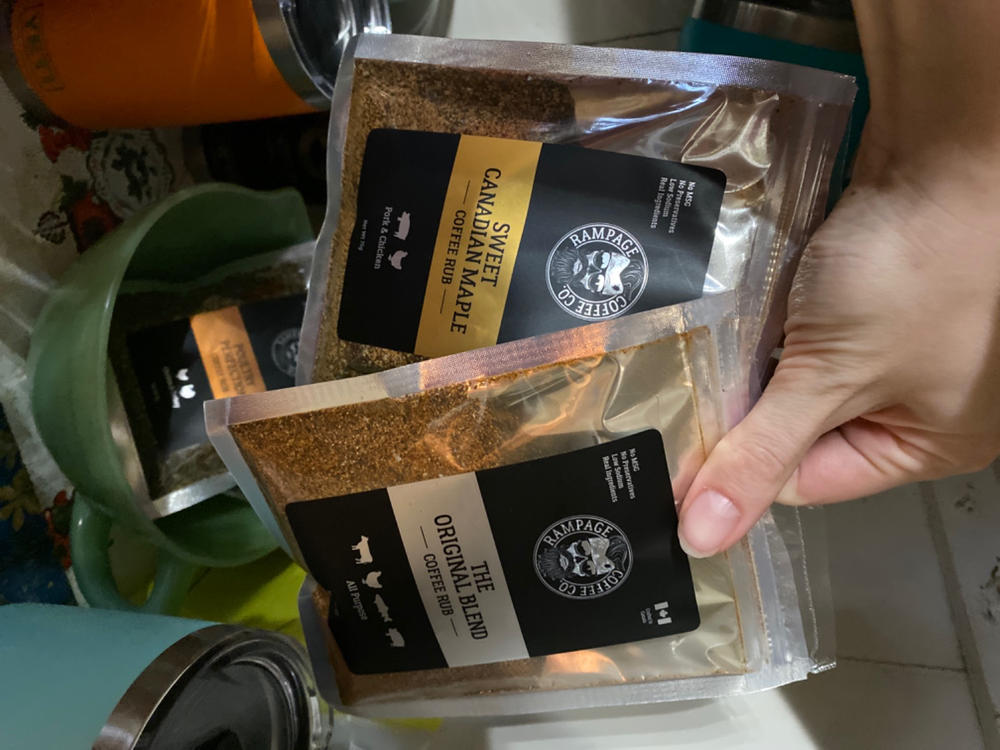 Coffee Rub Bags (75g) | Rampage Coffee Co. - Customer Photo From Stacey Friesen