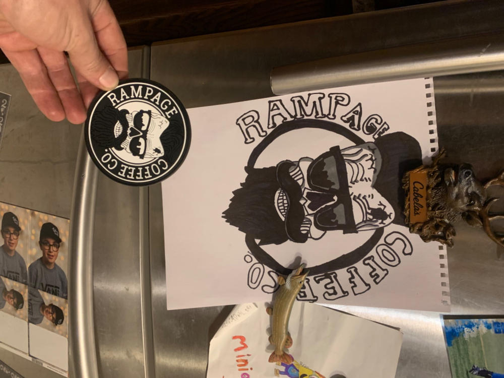 5 Pound Bag, Sticker Pack + BONUS Coaster Set | Rampage Coffee Co. - Customer Photo From Steve Storry