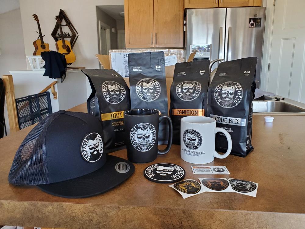 Stealth Caffeinater Mug | Rampage Coffee Co. - Customer Photo From Jason Goodship 