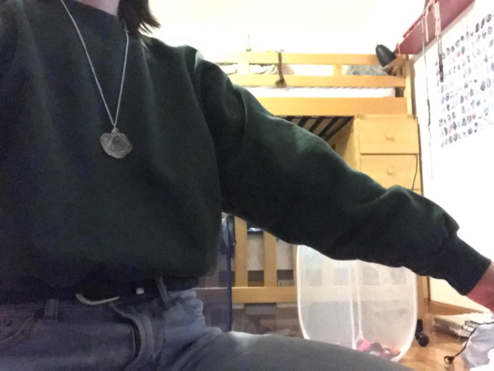 HF06GD - 14 oz Garment Dye Heavy Fleece Cropped Mock Neck Pullover - Customer Photo From Emily