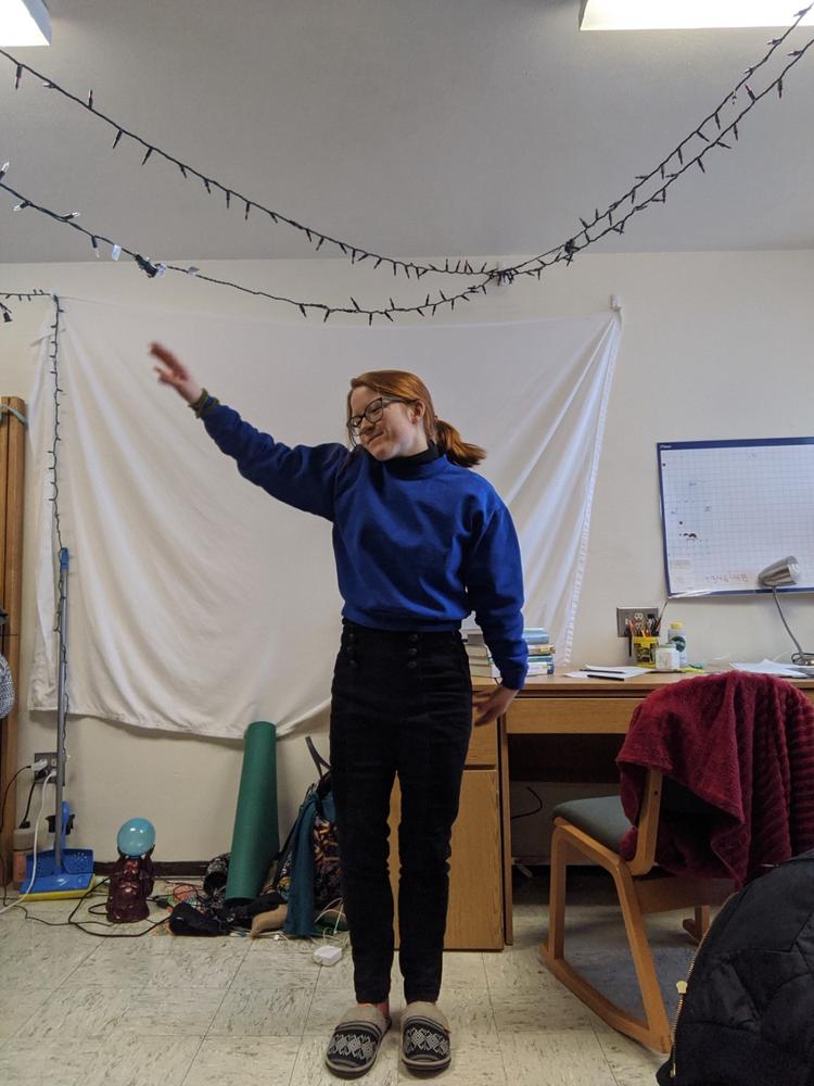 HF06GD - 14 oz Garment Dye Heavy Fleece Cropped Mock Neck Pullover - Customer Photo From Bri