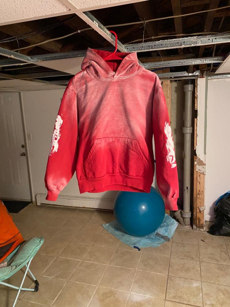 HF09GD - Garment Dye 14oz. Heavy Fleece Hooded Pullover Sweatshirt - Customer Photo From Chris Carrillo