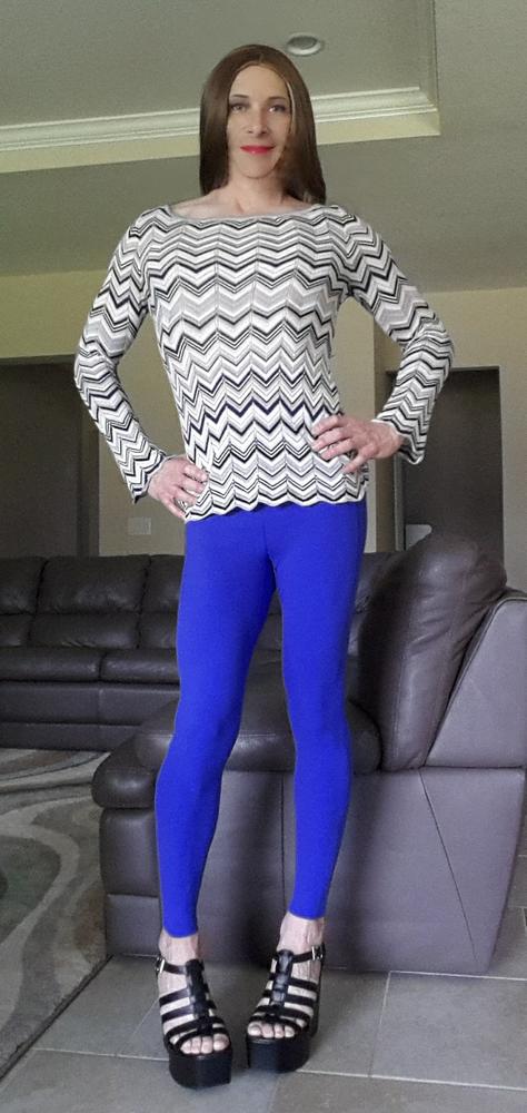 83280 - Cotton Spandex Jersey Leggings - Customer Photo From Tiffany Bellino