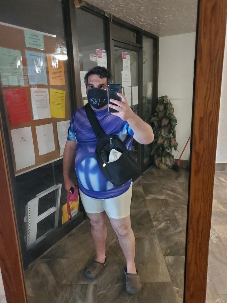 RNT8382 - Nylon Tricot Bike Short - Customer Photo From Michael Grasso