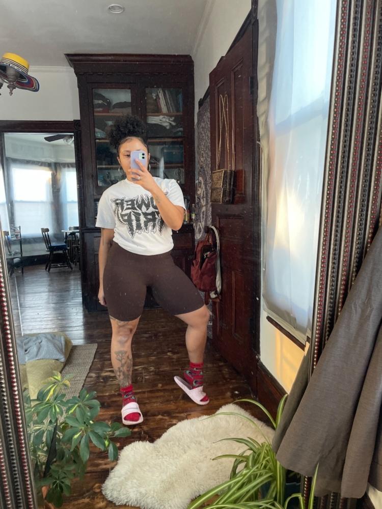 8382GD - Garment Dye Bike Shorts - Customer Photo From Tallas Sandy