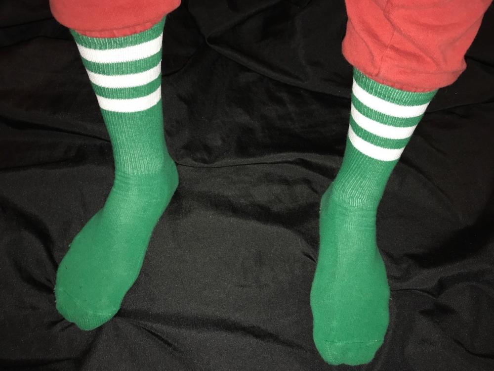 CALFSOCK - Unisex 3-Stripe Calf Sock - Customer Photo From Joshua Bradberry