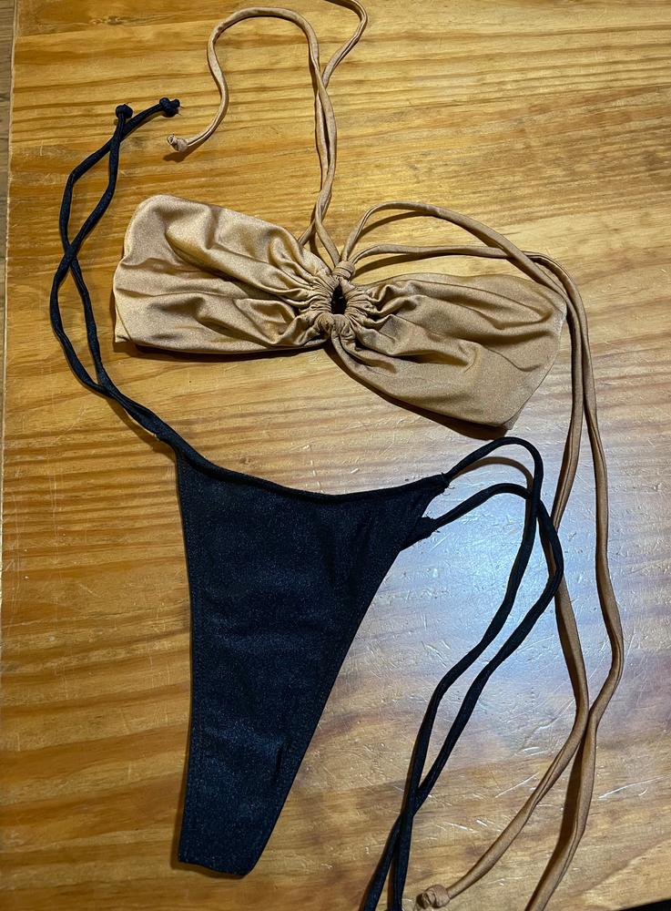 RNT3002 - Thong String Bikini Bottom - Customer Photo From CG