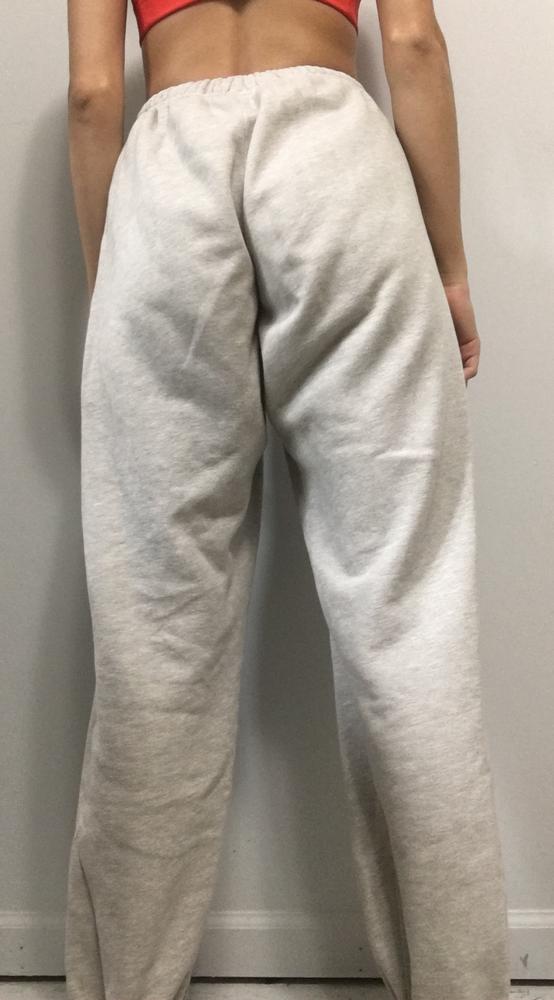 CF394 - Cotton Fleece High Waist Sweatpants - Customer Photo From Lynn