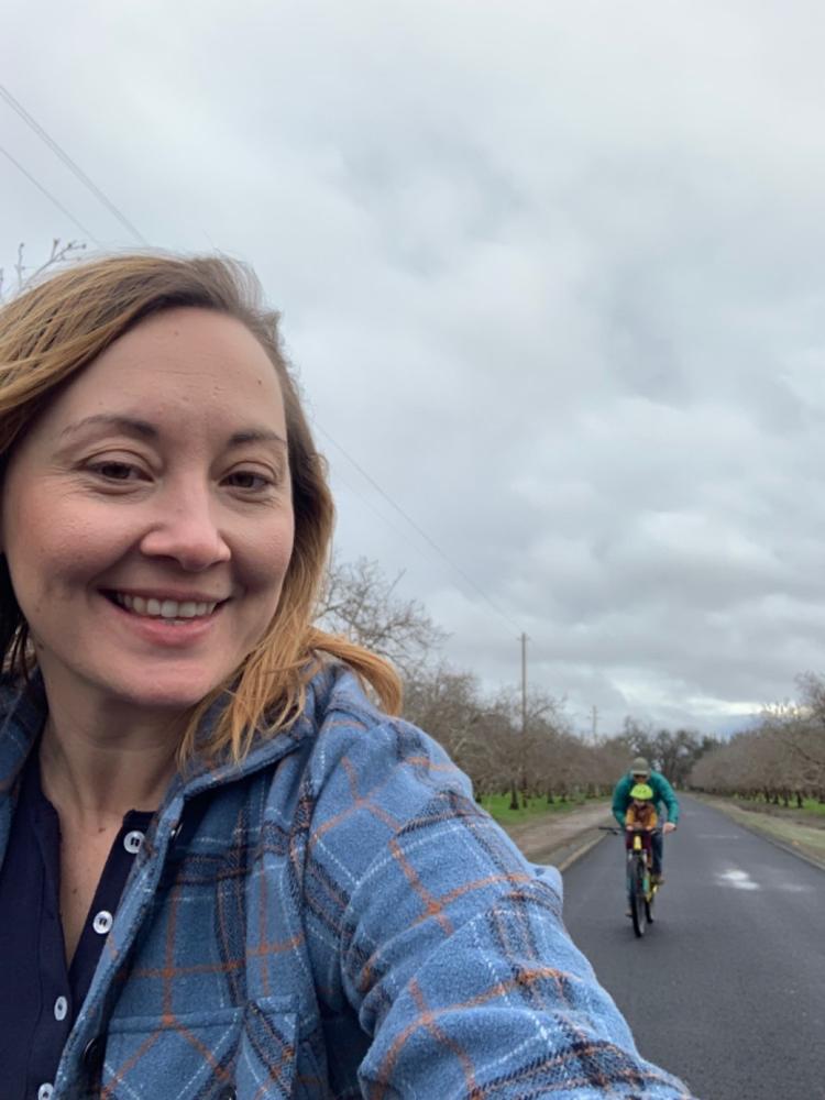 4390 - Poly Cotton Rib Henley Onesie - Customer Photo From Jennifer Anderson