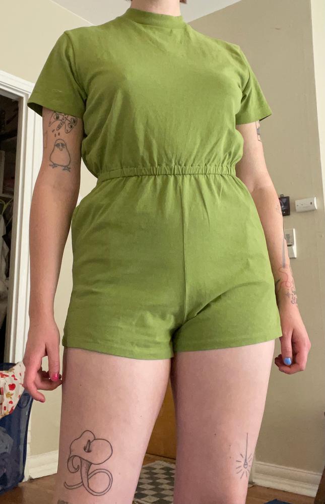 18365GD - Garment Dye T-Shirt Romper - Customer Photo From Claire