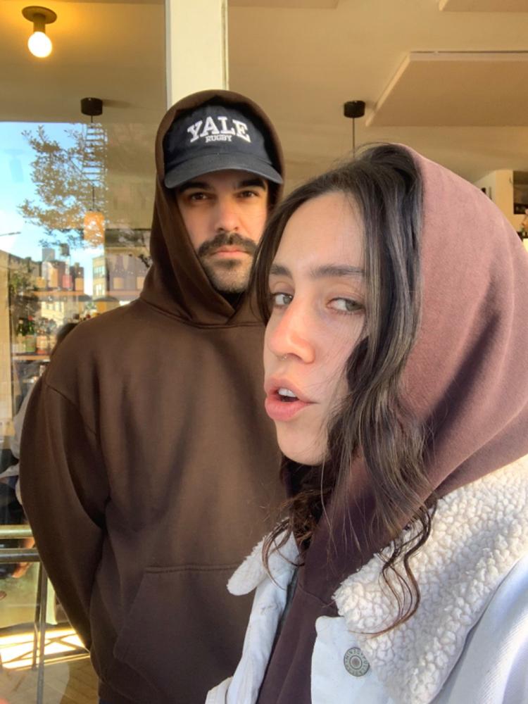 HF09GD Mix - Garment Dye 14oz. Heavy Fleece Hooded Pullover Sweatshirt - Customer Photo From Daniela Tarquino