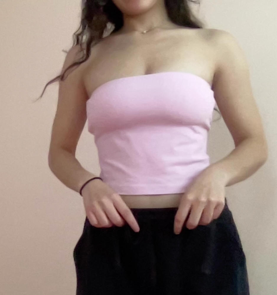 83293GD - Garment Dye Mid-Length Tube Top - Customer Photo From Ari