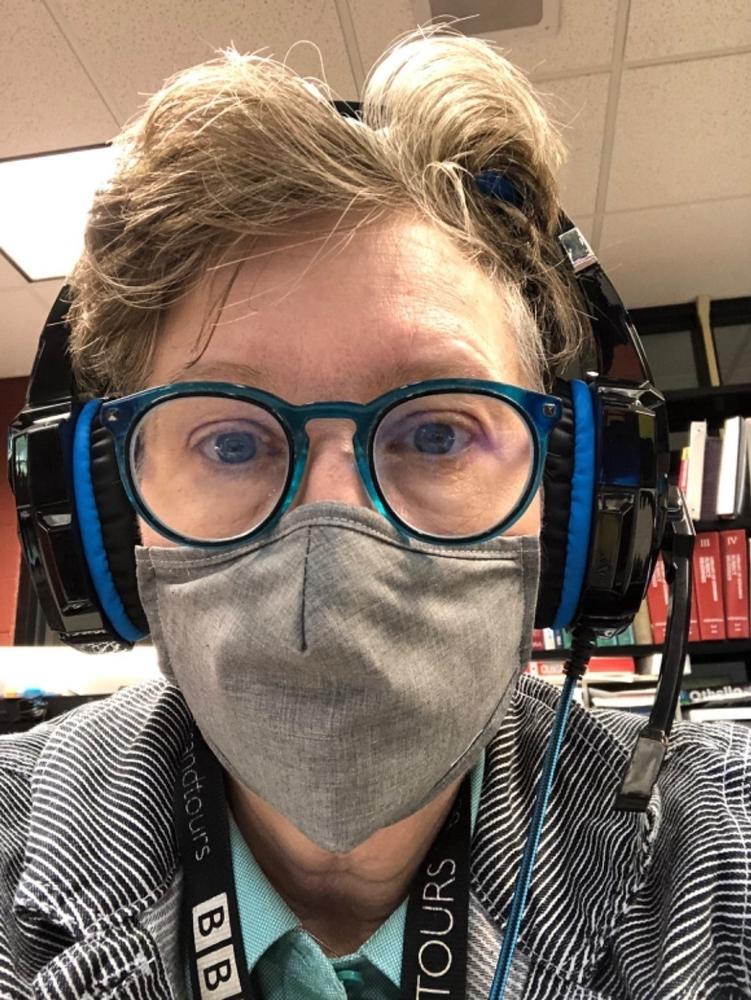 Back to School Denim Non-Medical Masks (Assorted Pack of 5)-Medium - Customer Photo From Leah Krippner