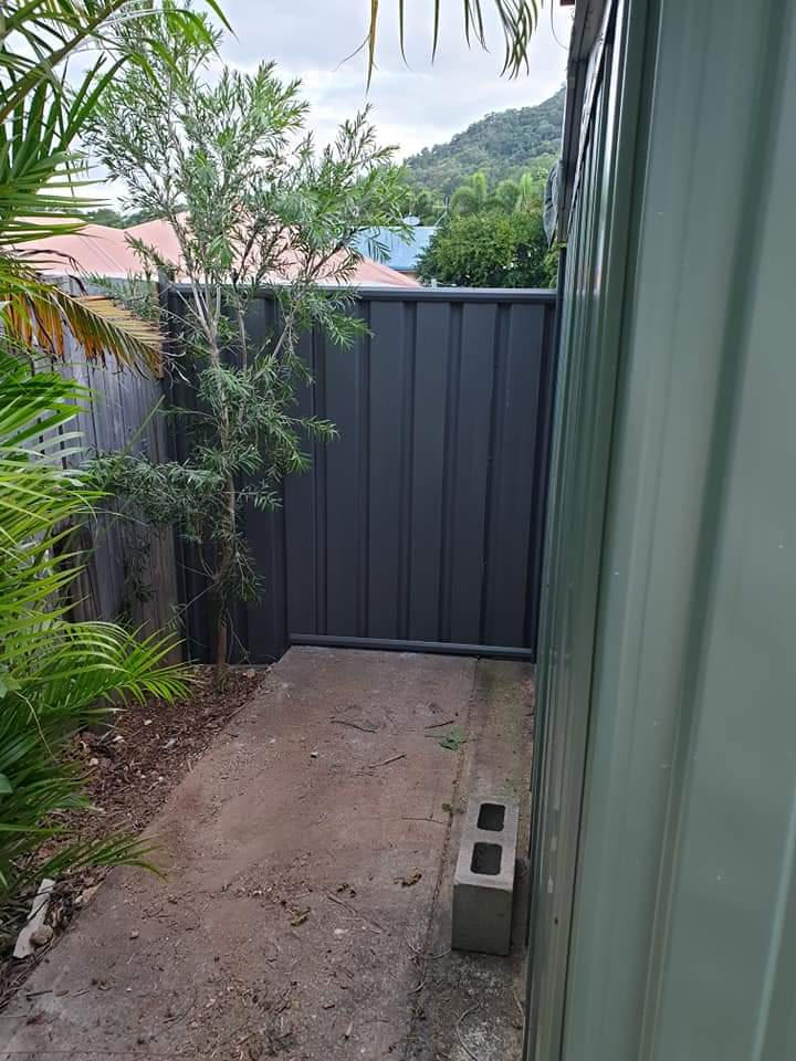 Colorbond Fencing Panel. STD Profile. 100% Australian Made (2.4m long) 3x Sheets, 2x Posts, 2x Rails, Screws - Customer Photo From Troy C.
