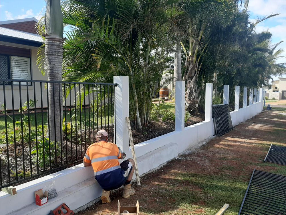 Black Pool Fence Panel - Flat Top Aluminium.  2.4m (or 2.45m) x 1.2m high - Customer Photo From brittany r.