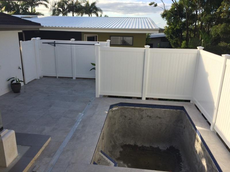 PVC - Full Privacy Fencing Panel Kit 2388mm wide x 1800mm high. (Posts Purchased Separately) - Customer Photo From Kerry Y.