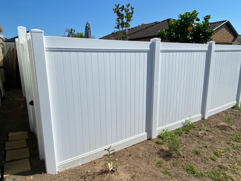 PVC Full Privacy Gate - 1000mm wide x 1850mm high - Fully assembled - Customer Photo From Michael R.