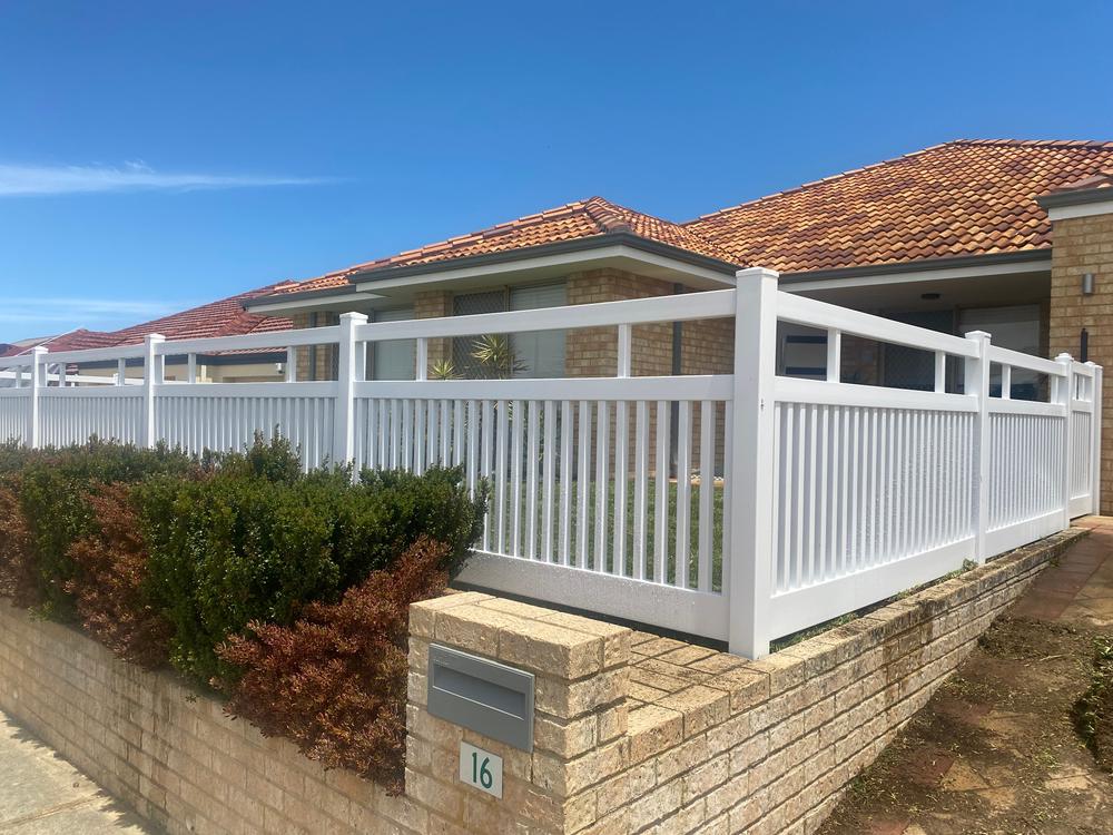 PVC - Semi Privacy Fencing Panel Kit 2388mm wide x 1200mm high. (Posts Purchased Separately) - Customer Photo From Michael