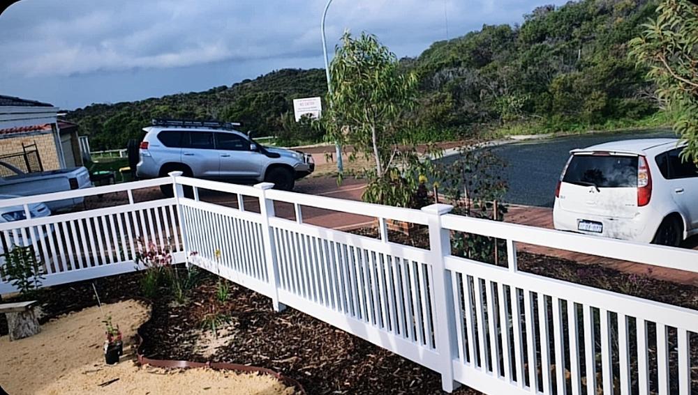 PVC - Semi Privacy Fencing Panel Kit 2388mm wide x 1200mm high. (Posts Purchased Separately) - Customer Photo From Craig