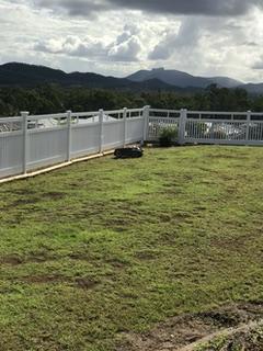 PVC Semi Privacy Gate - 1000mm wide x 1250mm high - Fully assembled - Customer Photo From Jackie Y.