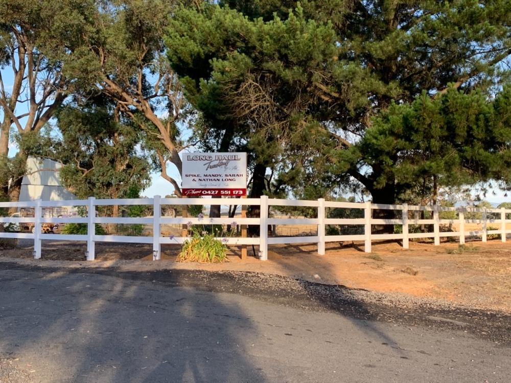 PVC Post And Rail Fencing 2388mm wide x 1400mm high - Fencing Rails Pack - 3x Rails In A Pack - Posts Purchased Separately - Customer Photo From Amanda L.