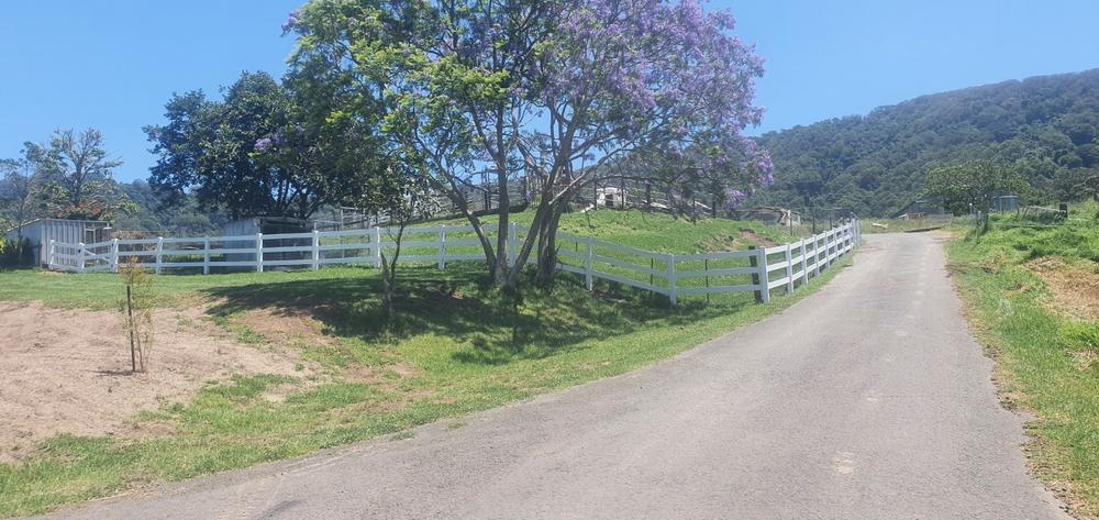 PVC Post And Rail Fencing 2388mm wide x 1400mm high - Fencing Rails Pack - 3x Rails In A Pack - Posts Purchased Separately - Customer Photo From Matt C.