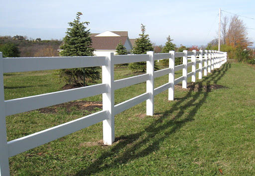 PVC Post And Rail Fencing 2388mm wide x 1400mm high - Fencing Rails Pack - 3x Rails In A Pack - Posts Purchased Separately - Customer Photo From Ryan