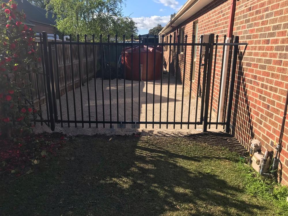 Black Steel 65x65 2.4m Long Post With Post cap. For Security Fencing Only. (bolt down or concrete in the ground) - Customer Photo From Paul S.