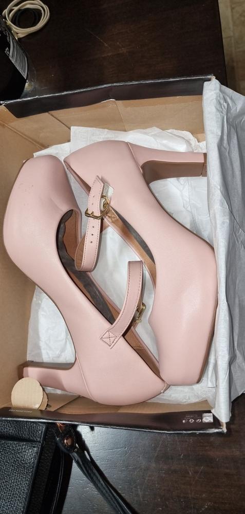 Vizzano 1840-318 Mary-Jane Pump in Pastel Pink Napa - Customer Photo From Dannielle Dunsford