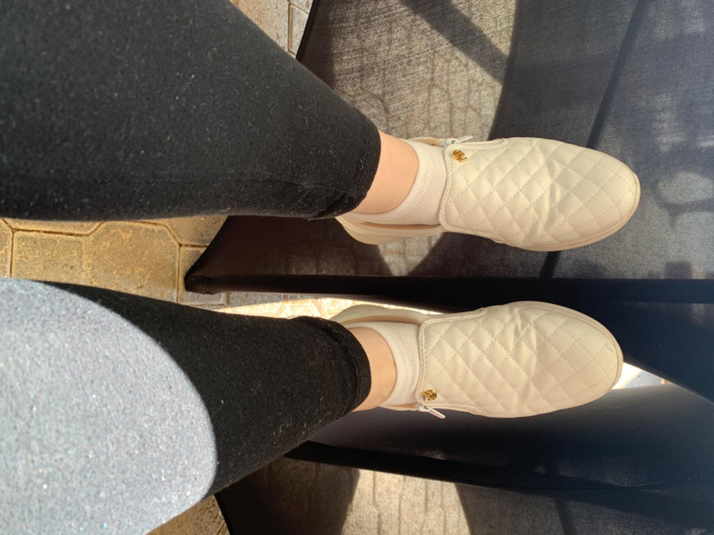 Modare 7358-224 Sneaker in White Napa - Customer Photo From Hillary Butler