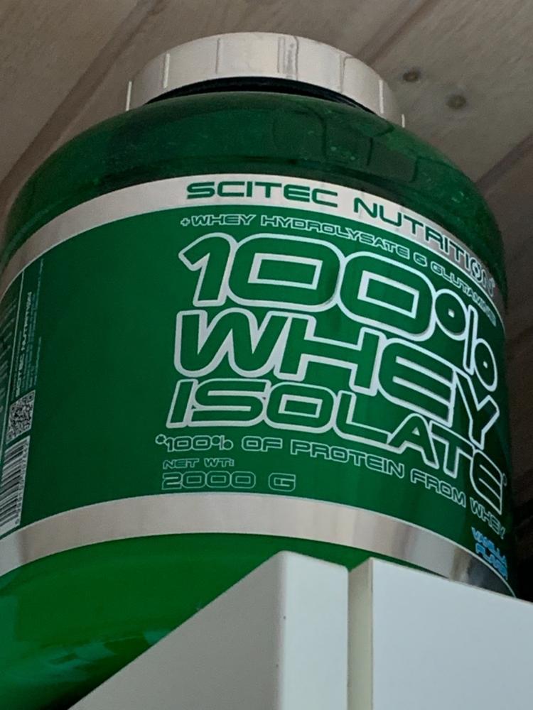 Scitec Nutrition 100% Whey Isolate (2000g) - Customer Photo From Camilla Mai Greve Nielsen