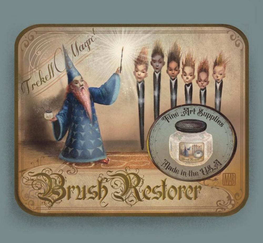 Trekell Artist Brush Restorer - Brush Conditioning Solution - Customer Photo From Dawnola 