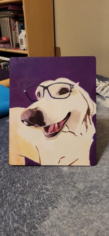 Trekell Unprimed Wood Block Panel - 1/2" Baltic Birch Wooden Painting Canvas - Customer Photo From Tara Chavez