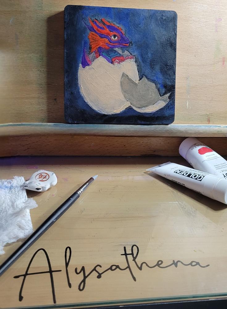 Trekell Unprimed Wood Block Panel - 1/2" Baltic Birch Wooden Painting Canvas - Customer Photo From Elizabeth Eichelberger