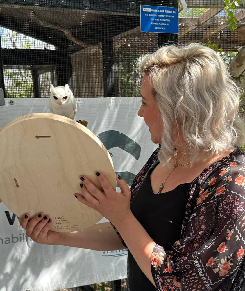 Trekell Oval Floater Panel - Wooden Canvas + Frame - Customer Photo From Ashlee Griffin