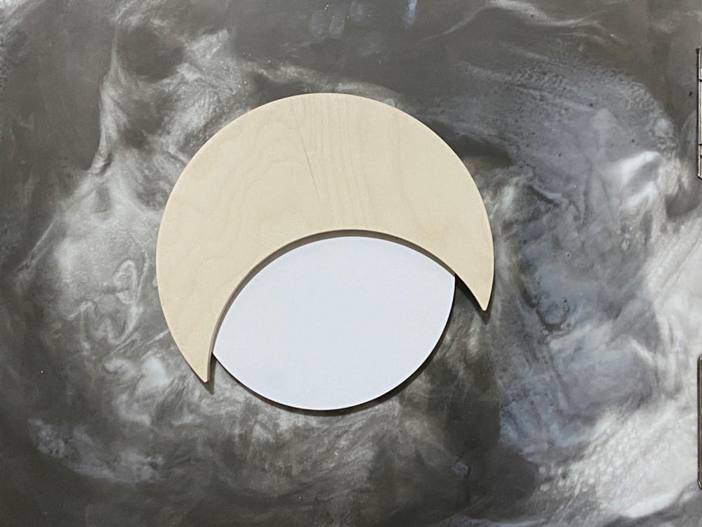 Trekell Crescent Moon Panel - Wooden Painting Halloween Canvas - Customer Photo From Jodi Hoover