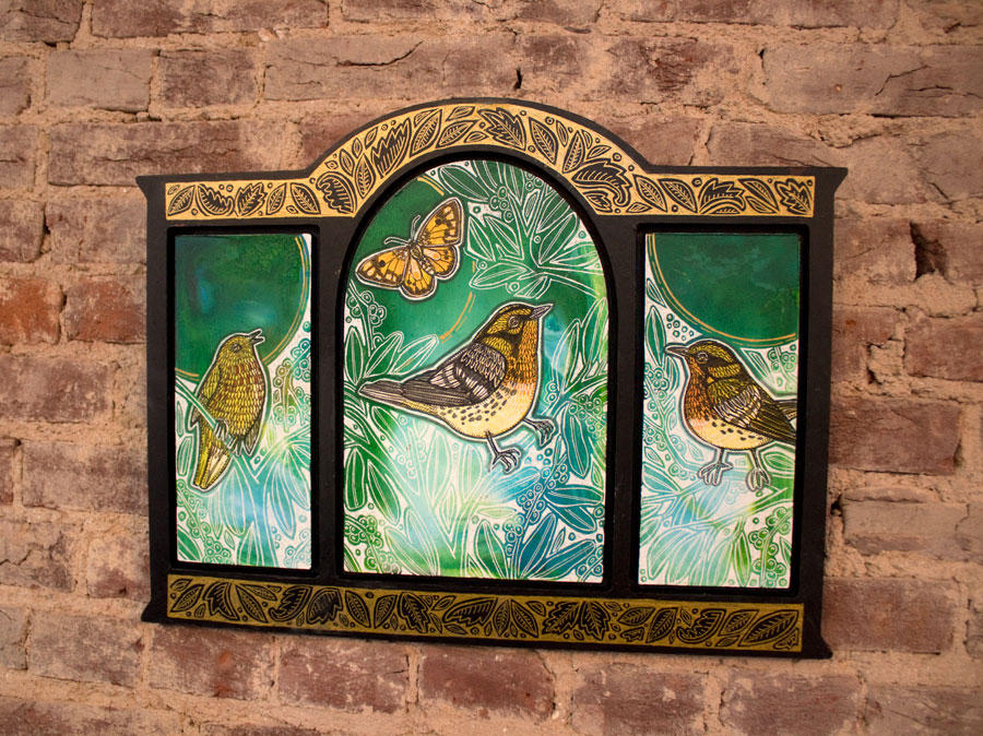 Trekell Palladian Triptych - Wooden Painting Canvas + Frame - Customer Photo From Lynnette Shelley