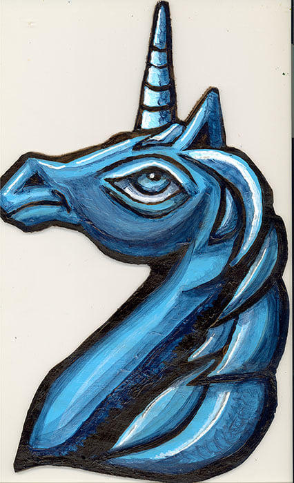 Trekell Unicorn Panel - Wooden Painting Canvas - Customer Photo From Linus Ogalsbee