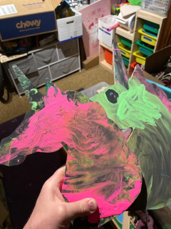 Trekell Unicorn Panel - Wooden Painting Canvas - Customer Photo From Daniel Holoubek