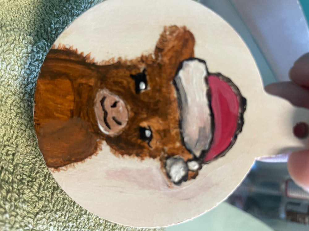 Trekell Round Ornament Panel - 2 Pack - Wooden Painting Canvas - Customer Photo From Samantha Centella