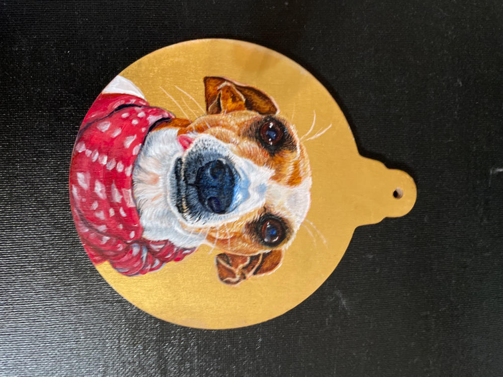 Trekell Round Ornament Panel - 2 Pack - Wooden Painting Canvas - Customer Photo From Leslie Keller