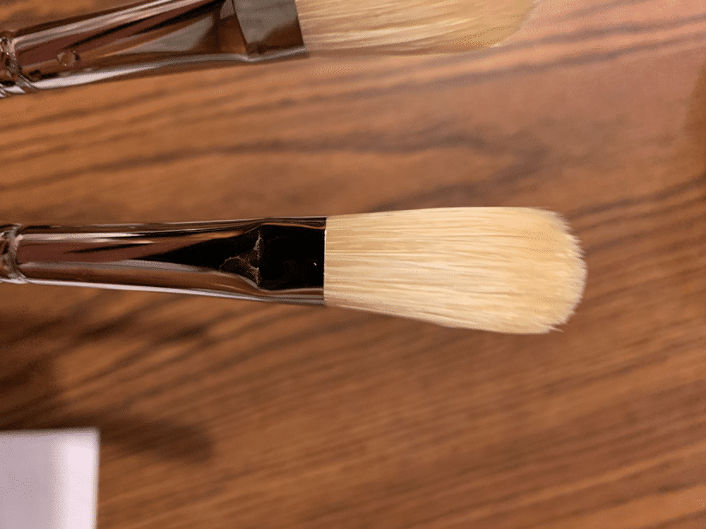 Trekell Hog Bristle Brush - Long Handle for Oil Paint Filbert - 400KF Series / 4