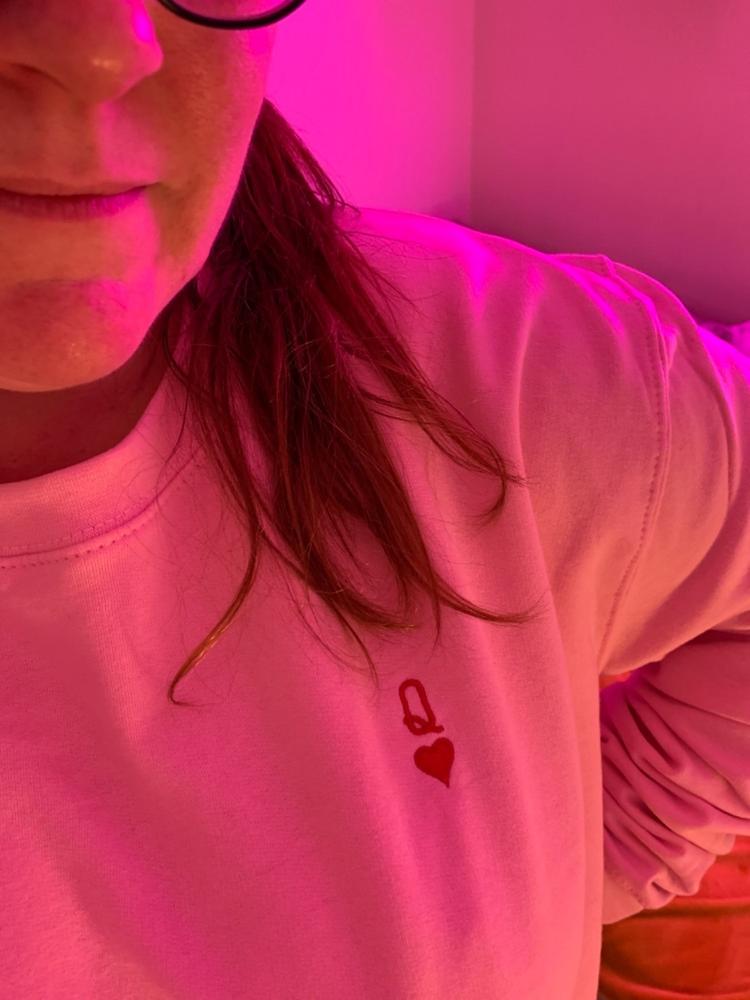 Queen Of Hearts Oversized Sweatshirt | The Spark Company