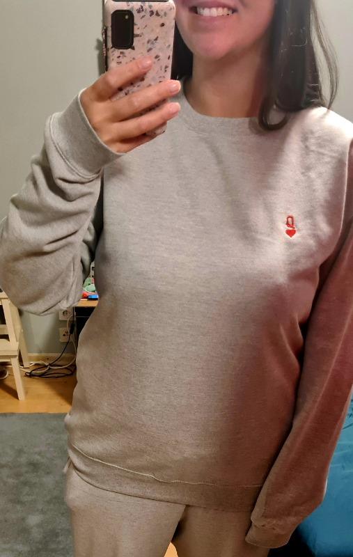 Queen Of Hearts Oversized Sweatshirt | The Spark Company