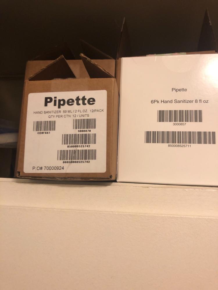 Fragrance Free Hand Sanitizer for Dry and Sensitive Skin Pipette