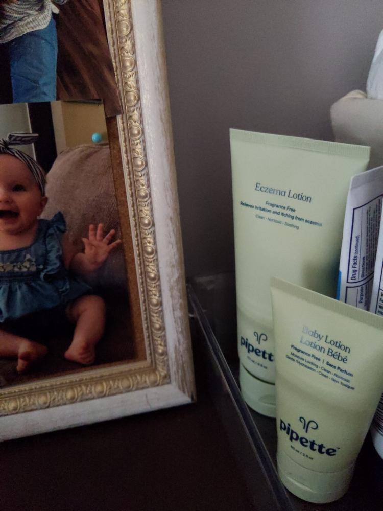 EWG Verified and NEA Accepted Baby Eczema Lotion Pipette