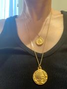 Be Monogrammed Gold Coin Medallion Necklace - Kim Kardashian Review