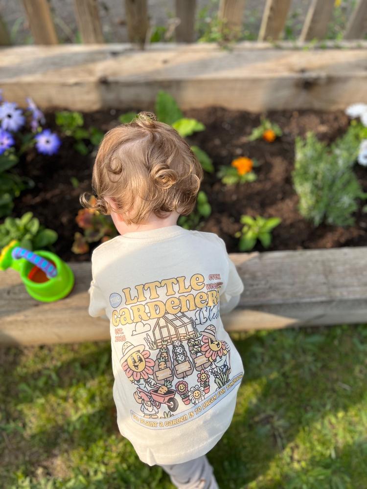 Little gardeners club organic T-shirt (adults and kids) - Customer Photo From Katherine Snow